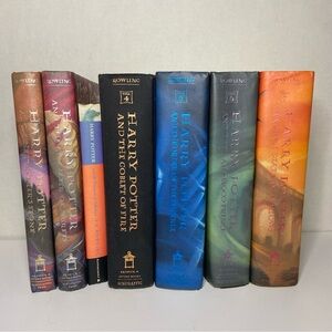 Harry Potter Complete 1-7 Hardcover Set Some 1st American Editions DH PG 759 Err